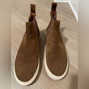 Sid Mashburn Chelsea Sneaker Brown Suede Ankle Boots Size 9